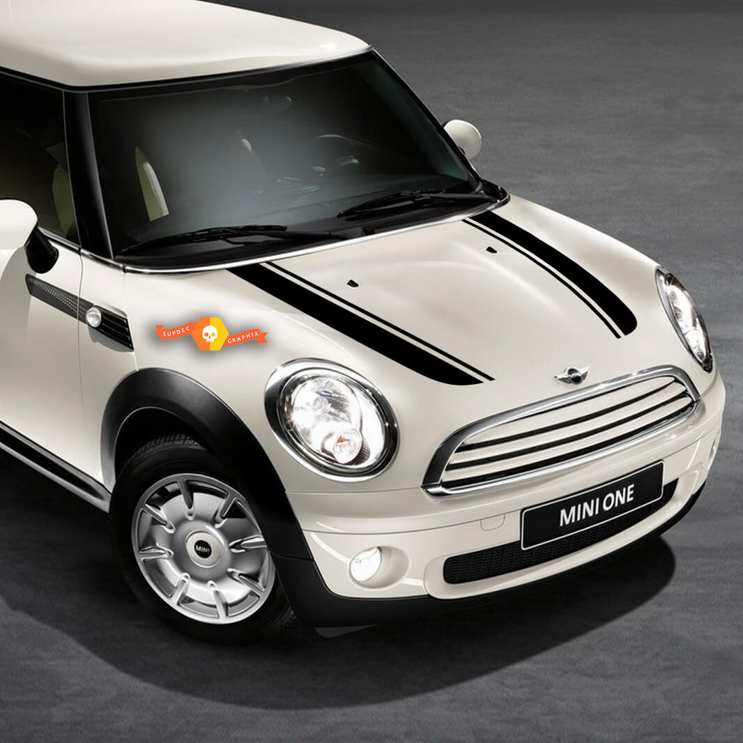 2014 2015 2016 2017 Mini Cooper Bonnet Hood Rally Stripes Countryman Clubman
