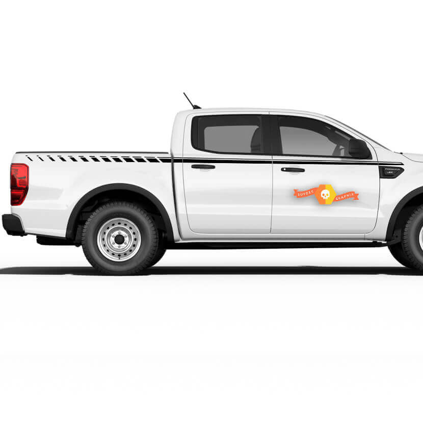 Ford Ranger Stripes Stickers Decals UPROAR Side Body Vinyl Graphic Accent Kit