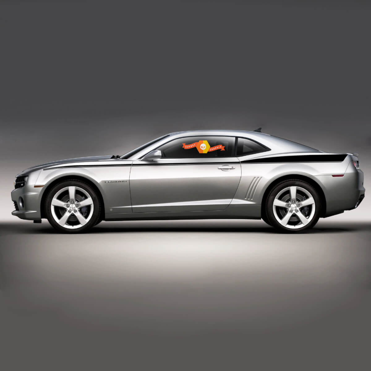 Legacy Side Stripes Premium Vinyl Sticker Decal Graphics fits 2010-2014 Chevy Camaro