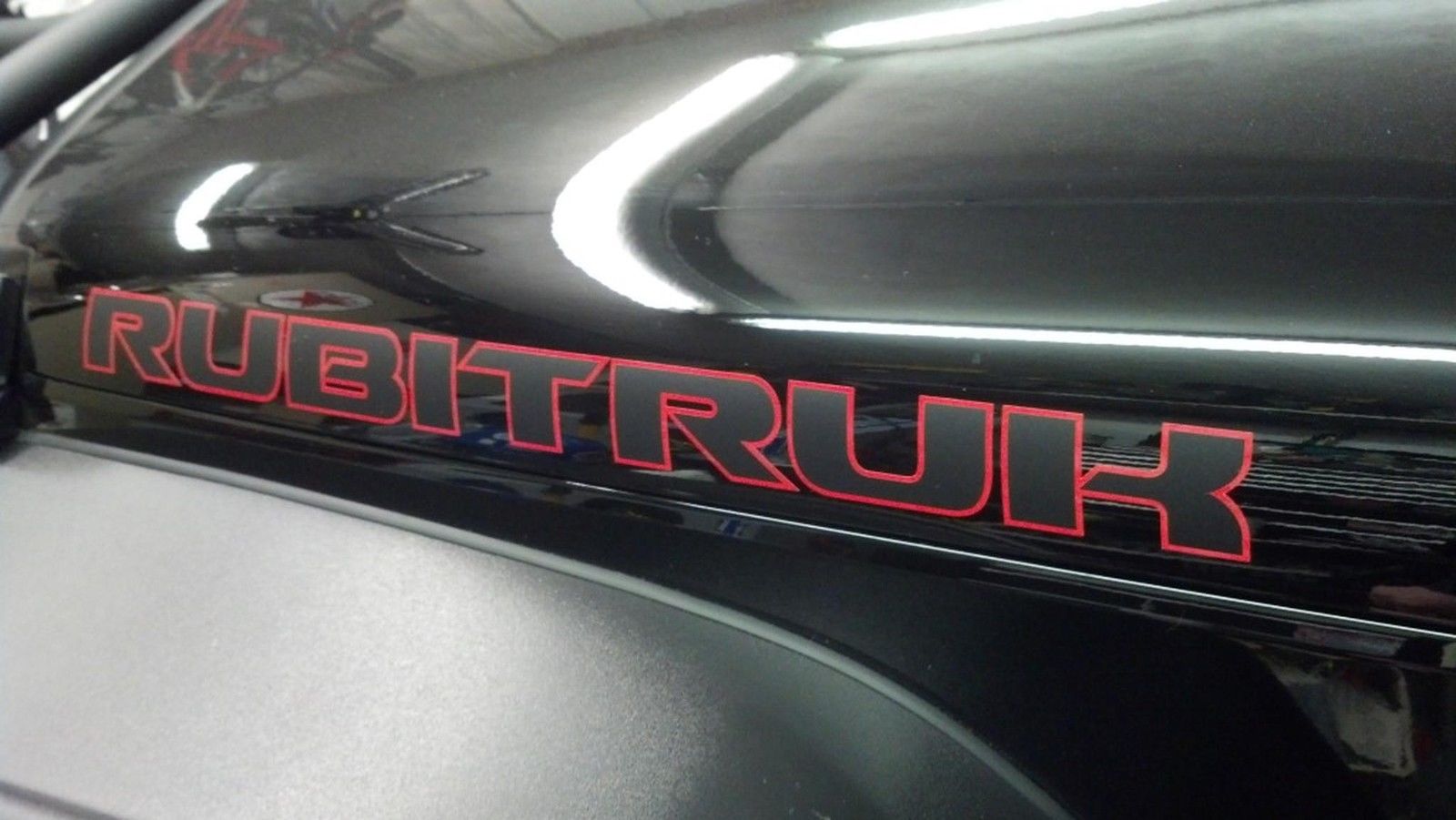 2 Rubitruk Wrangler Rubicon Jeep CJ TJ YK JK Vinyl Sticker Decal