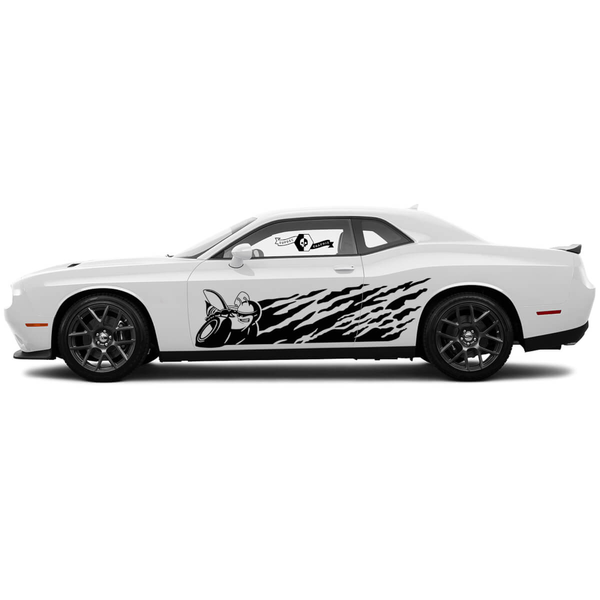 Scat Pack splash decals for Dodge Challenger or Charger Side Vinyl Decals Stickers