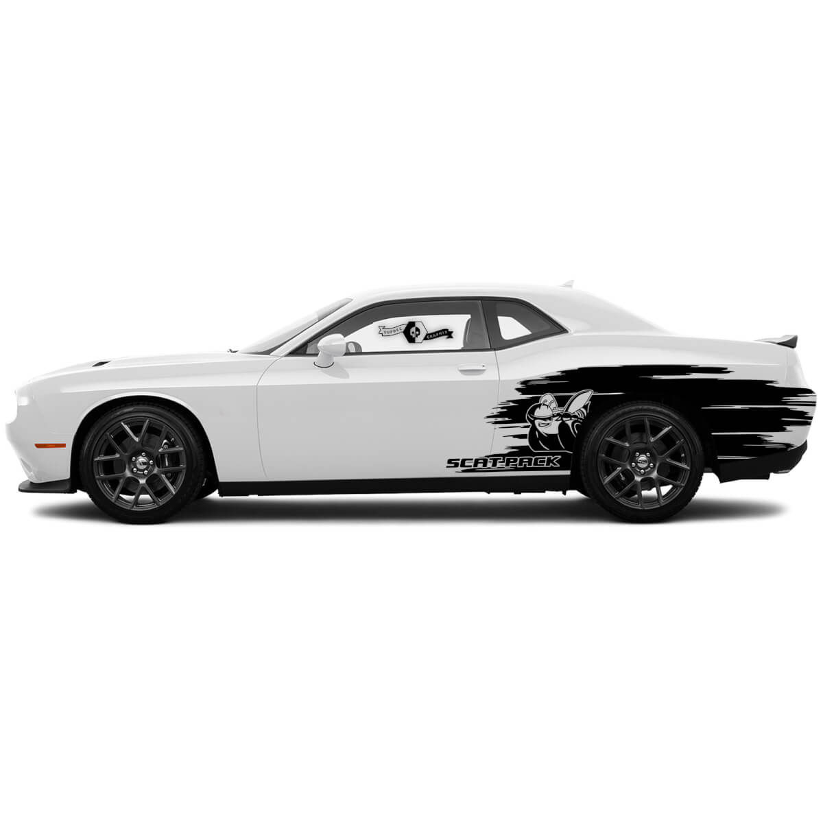 Scat Pack splash decals for Dodge Challenger or Charger Side Vinyl Decals Stickers #1
