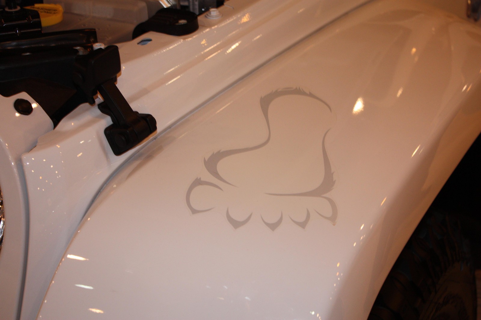 Jeep Big Foot Wrangler CJ TJ YK JK XJ Hood Vinyl Sticker Decal