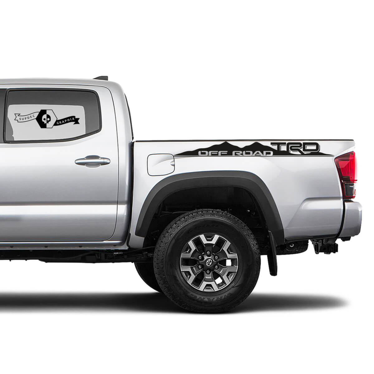 TRD Off-Road BedSide Side Vinyl Stickers Decal fit to Toyota Tacoma Tundra all years