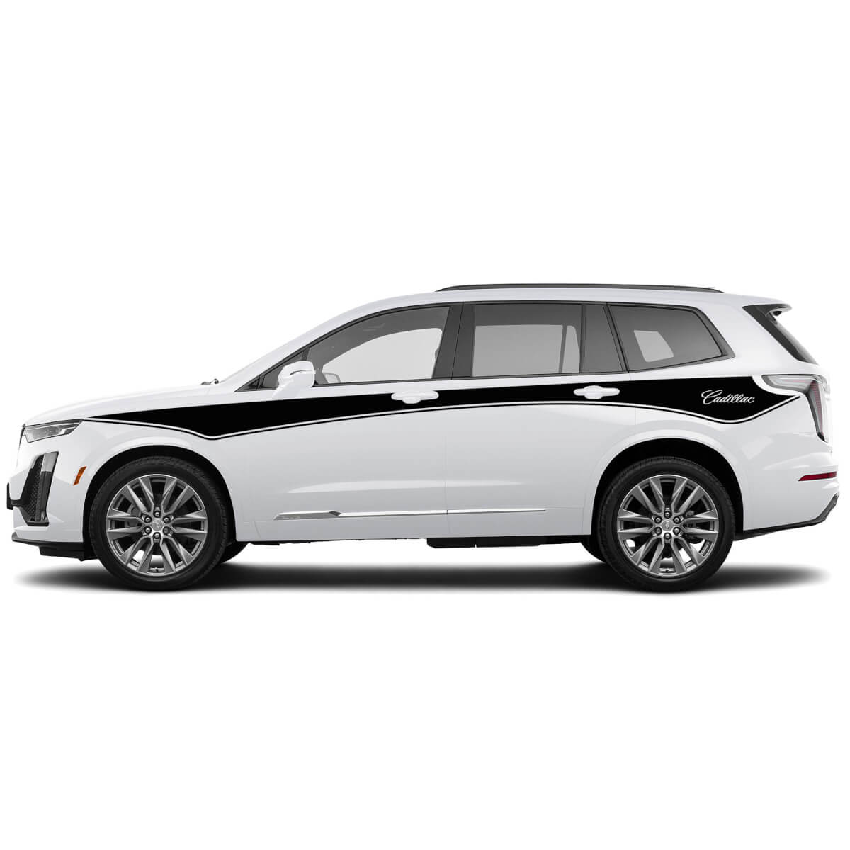 2 New Decal Door Up Classic Sticker Lines Stripe wide for Cadillac XT6