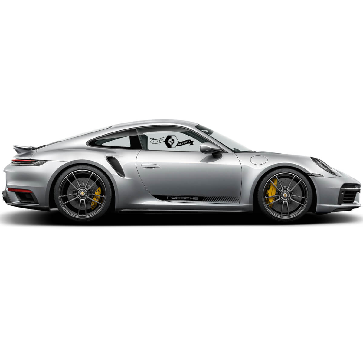 Porsche 911 Carrera Classic Side Stripes Doors Kit Decal Sticker 