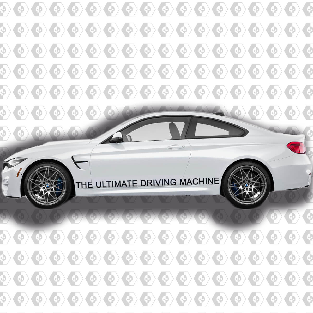The Ultimate Driving Machine BMW M Performance Set Of Side Stickers Decals For M4 F82 F83 M3 440 340