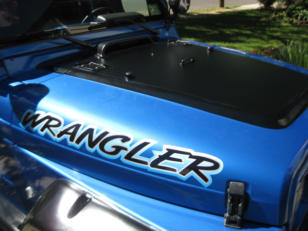 2 Jeep Wrangler Rubicon JK Hood Colors Sticker Decal
