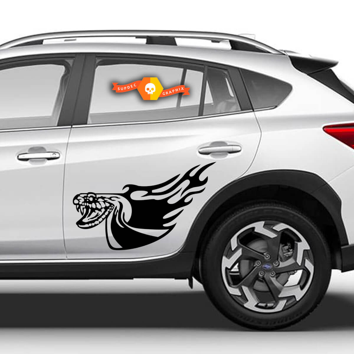 Vinyl Decals Graphic Stickers side сar Toyota bite cobra drawing new 2022