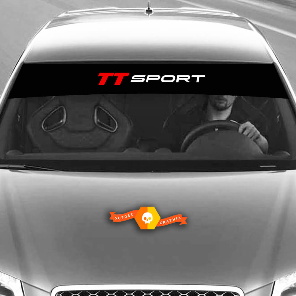 Vinyl Decals Graphic Stickers windshield TT Sport Audi sunstrip Racing 2022

