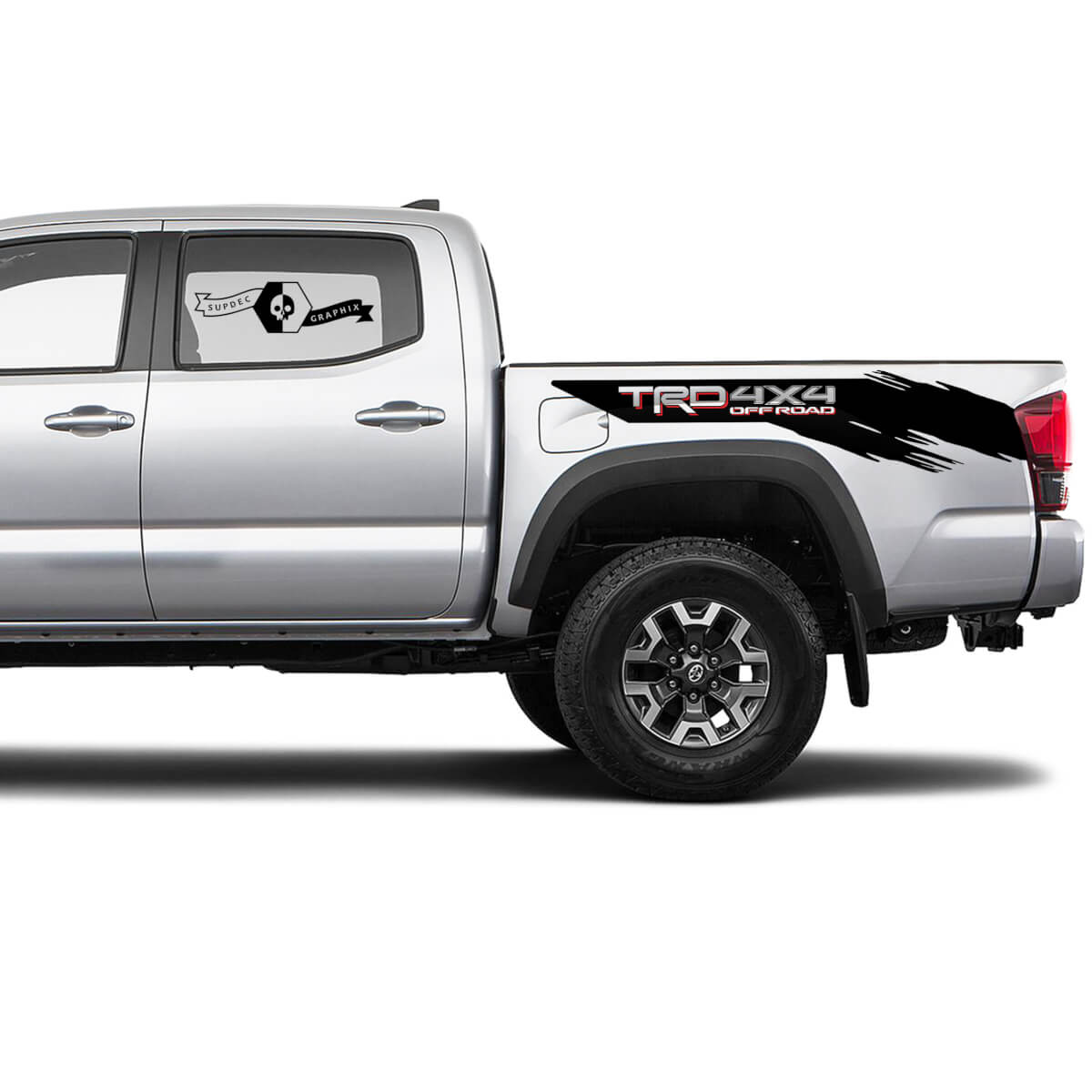 2 Tacoma 2 Ngano Side Bed Splatter TRD 4x4 Off-Road Vinyl Stickers Decal Kit for Toyota Tacoma

