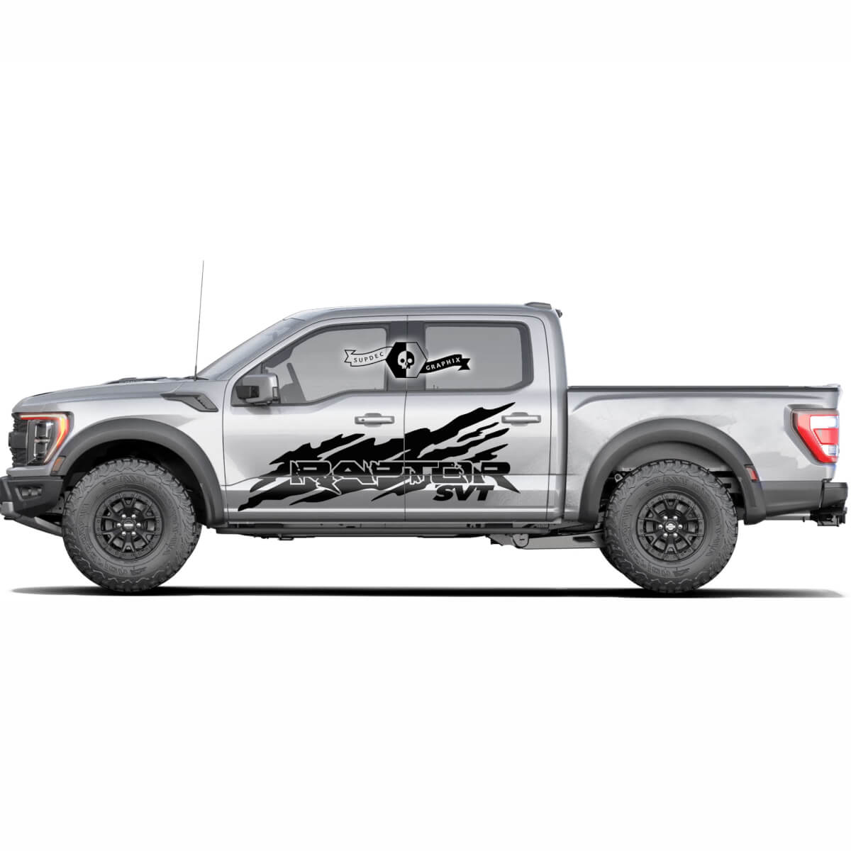 Ford F-150 Raptor 2022 Side Doors Splash Graphics side decal Stickers