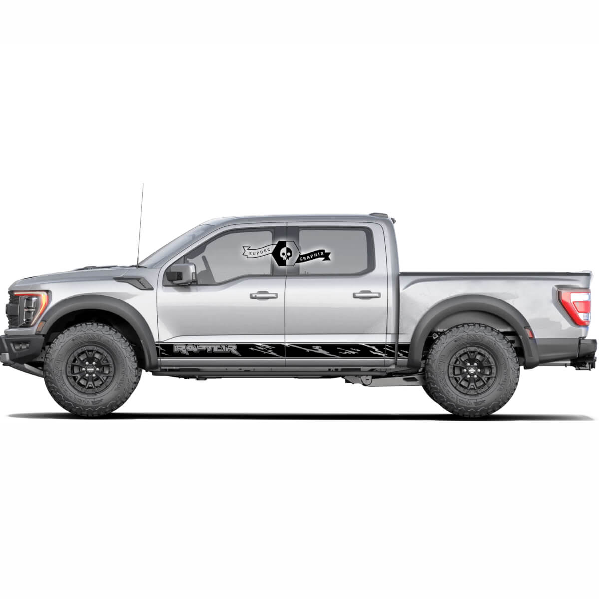2x Ford F150 Raptor Side Rocker Panel Vinyl Stickers Decal Vinyl Decals graphics rally sticker