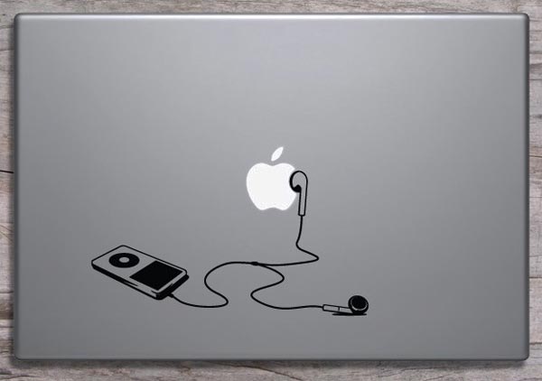 iPod Vintage Decal Sticker for Laptop MacBook