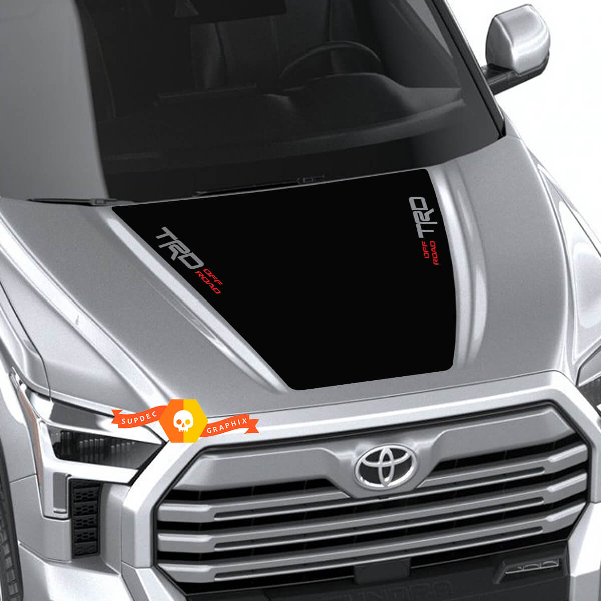 New Toyota Tundra 2022 Hood TRD SR5 Off Road Wrap Decal Sticker Graphics SupDec Design Custom