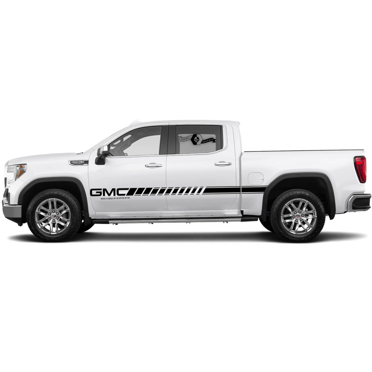 Decal Sticker Side Stripe Kit for GMC Sierra 1500 Doors Side Vinyl Stickers Decal Graphic