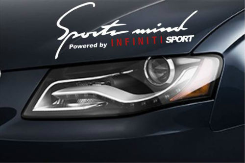 2 Sports Mind Power by INFINITI SPORT G37 G35 FX35 EX3 Sticker Decal sti