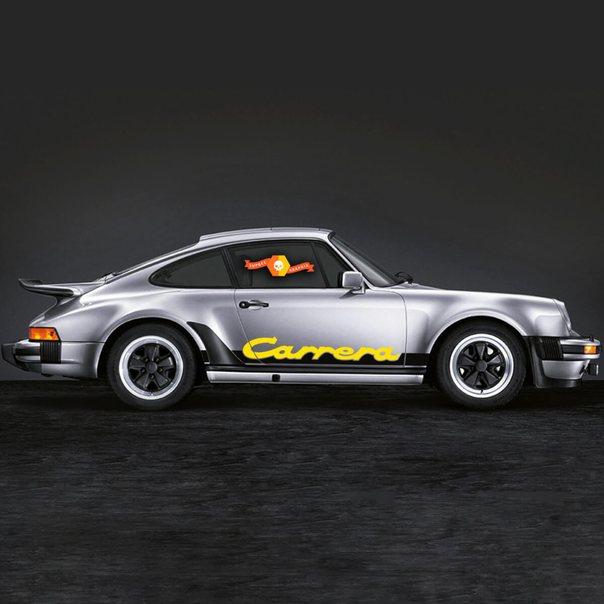 Porsche 911 Carrera Stripes Side Decal Sticker 2 colors
