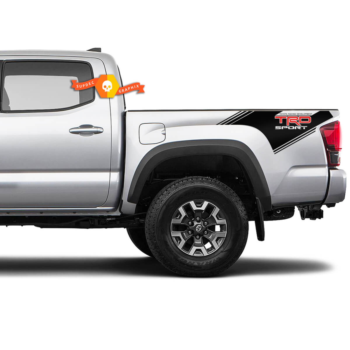 Pair Toyota Tacoma Side Bed 2 Colors TRD Sport 2016-2022 Vintage Decal Sticker Graphics
