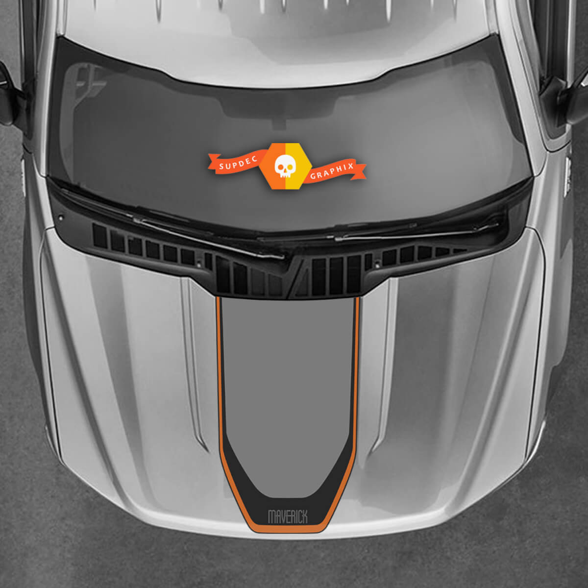 Ford Maverick 2022 FX4 Graphics Decals Hood 3 Colors Maverick Stickers