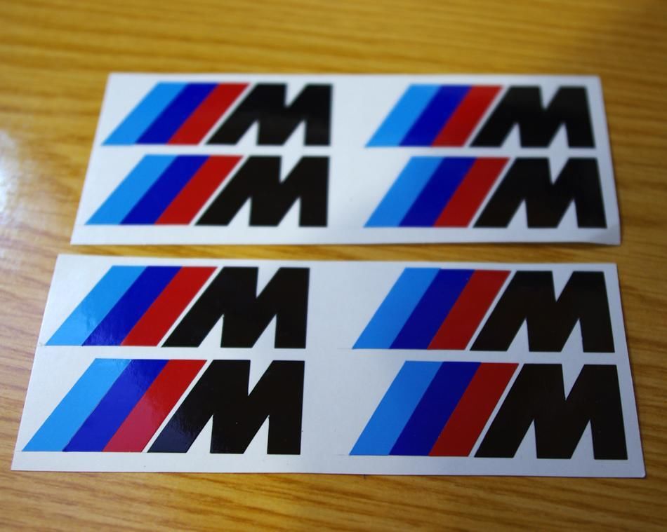BMW M Brake Caliper M3 M5 M6 325 328 540 Decal sticker
