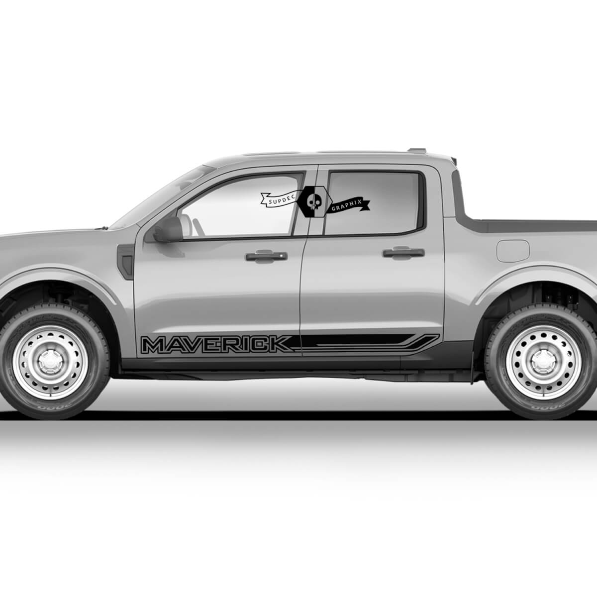 Pair Ford Maverick 2022+  2023+ FX4 Graphics Decals Rocker Panel Maverick Stickers
