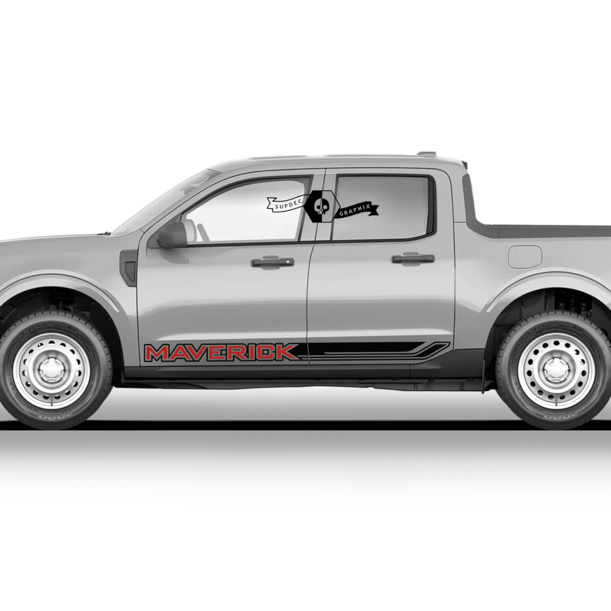 Pair Ford Maverick 2022+ 2023+  FX4 Graphics 2 Colors Decals Rocker Panel Maverick Stickers
