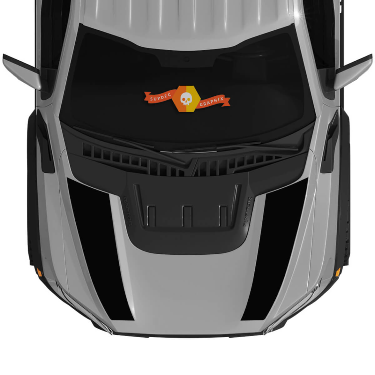 Ford Raptor 2023 F150 SVT Hood Vinyl Stickers Decals graphics kit stripe 2022+
