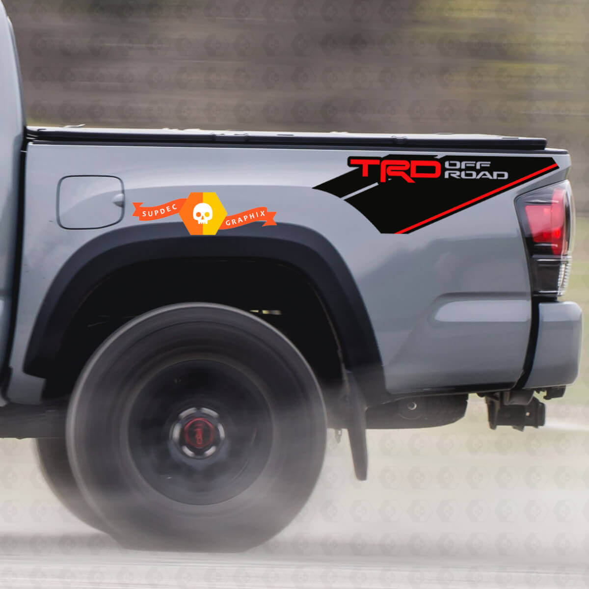 Pair Tacoma TRD Off Road Decal Bedside 2 Colors Decals fit Toyota Truck Vinyl Sticker Graphic
