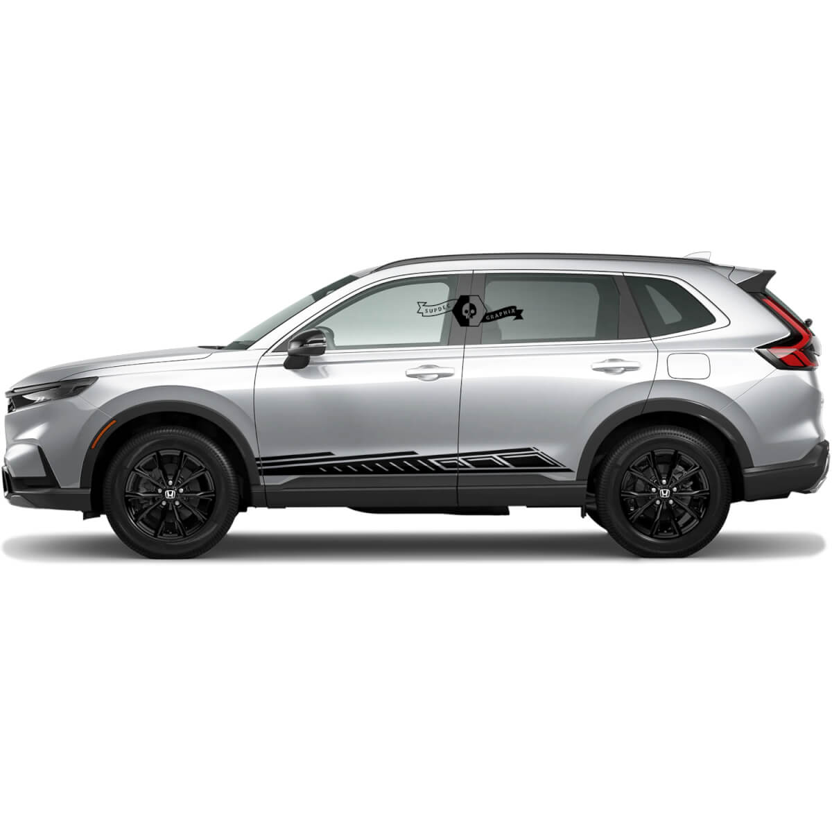 Pair Honda CR-V 2020 2021 2022 2023 Side Rocker Panel Lines Trim Stripes Vinyl Decal Sticker Graphics