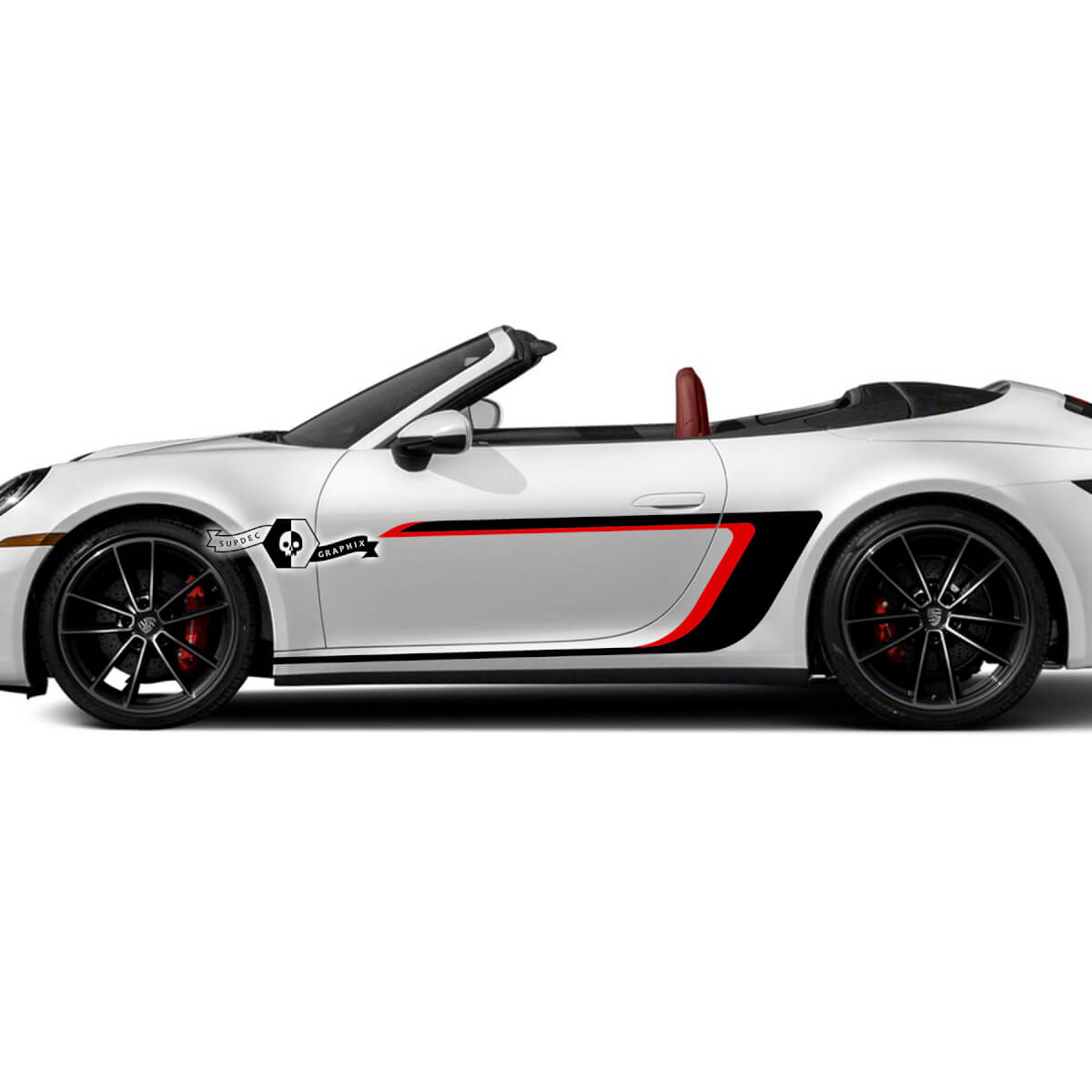 2 Porsche 911 Porsche Carrera 2 Kolor Akcentowy Linia Boczne Drzwi Zestawy Naklejek Naklejki
