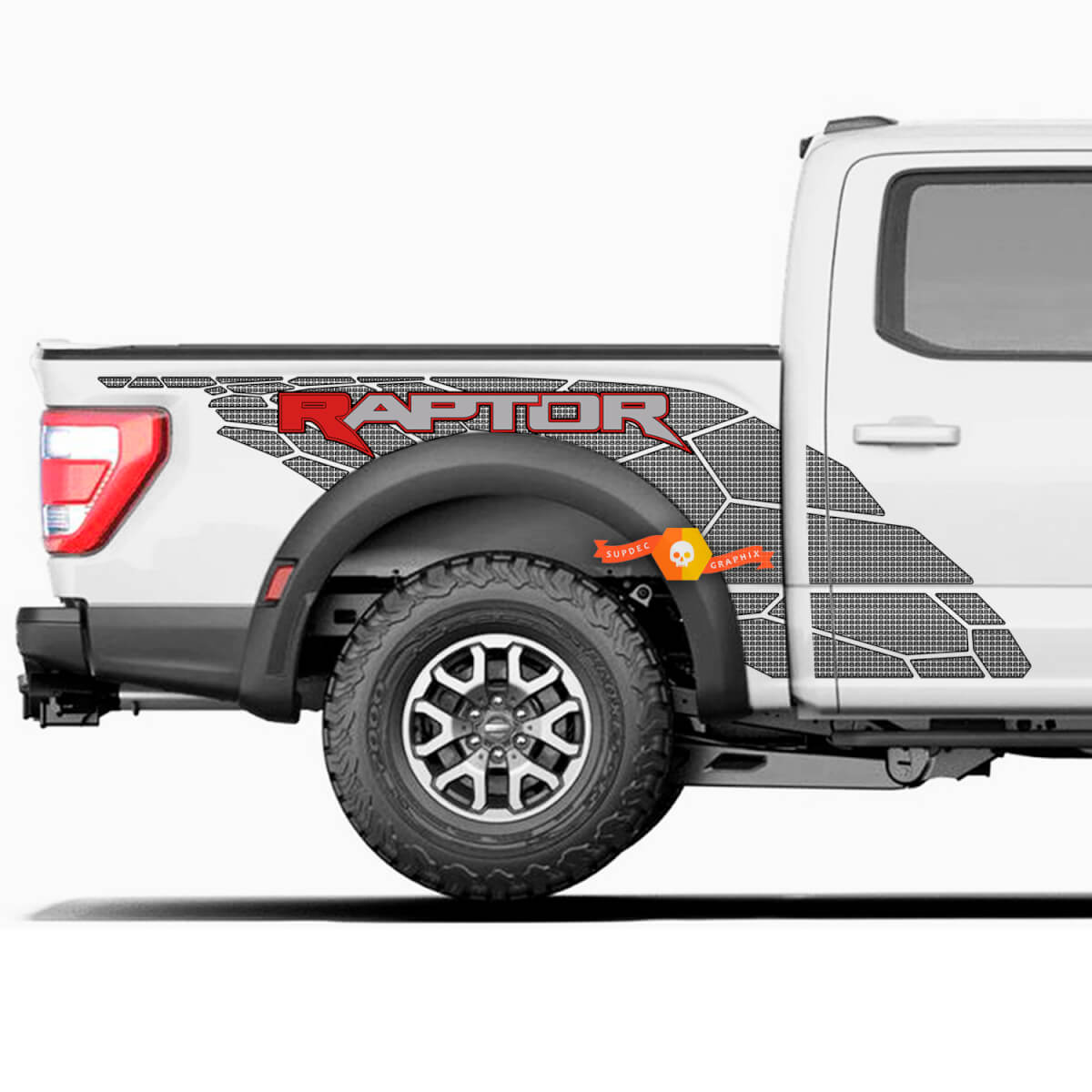 V8 Ford F-150 Raptor ପକ୍ଷ ଦ୍ୱାର Splash Graphics ପକ୍ଷ ଡେକଲ୍ ଷ୍ଟିକର୍‌ଗୁଡ଼ିକ‌‌
