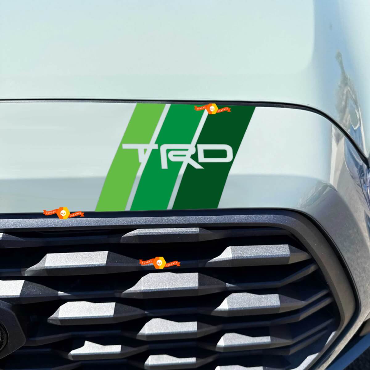 Toyota Tacoma Hood Grille Retro Style Vintage Stripes for TRD SR5 Sport PRO Side Sticker Decal Graphics 2016 - 2023 new