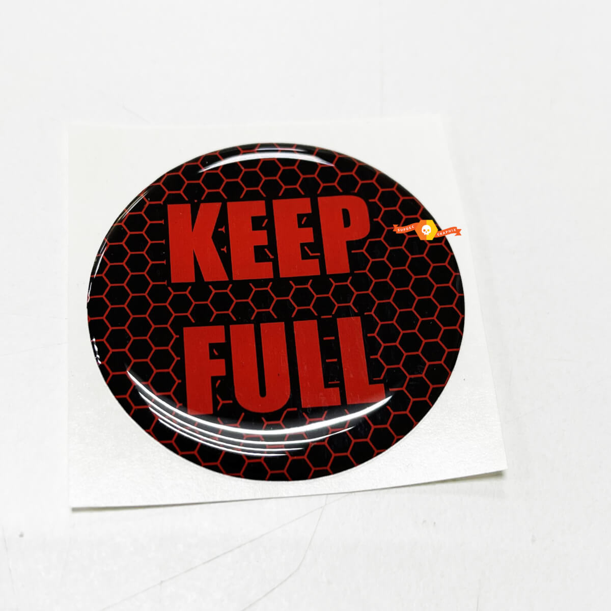 Keep Full Honeycomb Lime Red Door Insert emblem domed Sticker Decal for Challenger Dodge