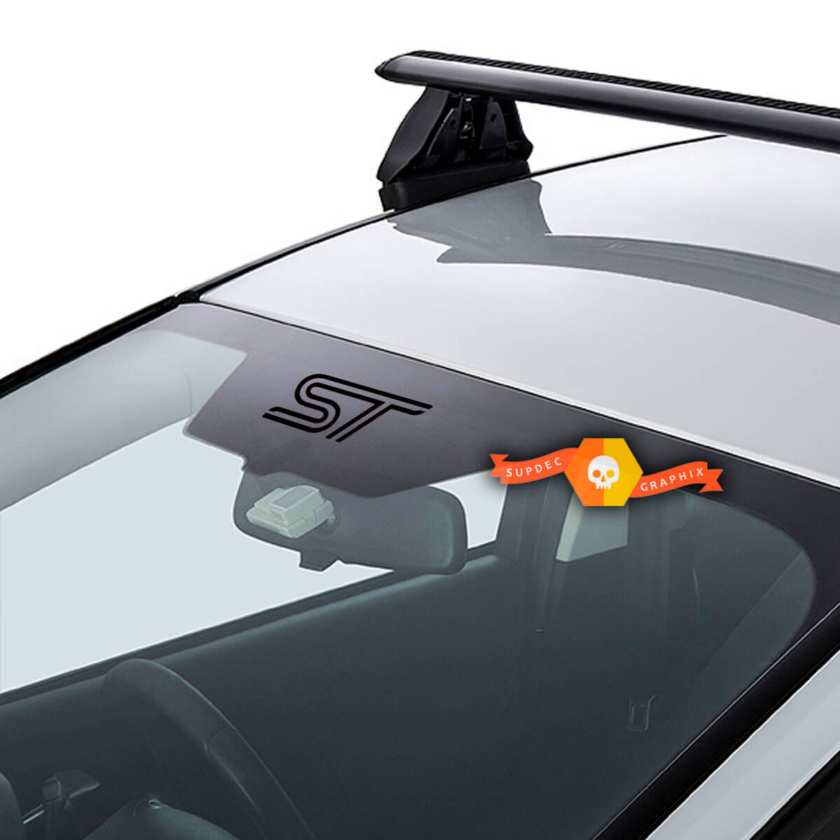 Ford Focus Fiesta Beast St Logo Banner Window Windshield Stickers Decals Graphic