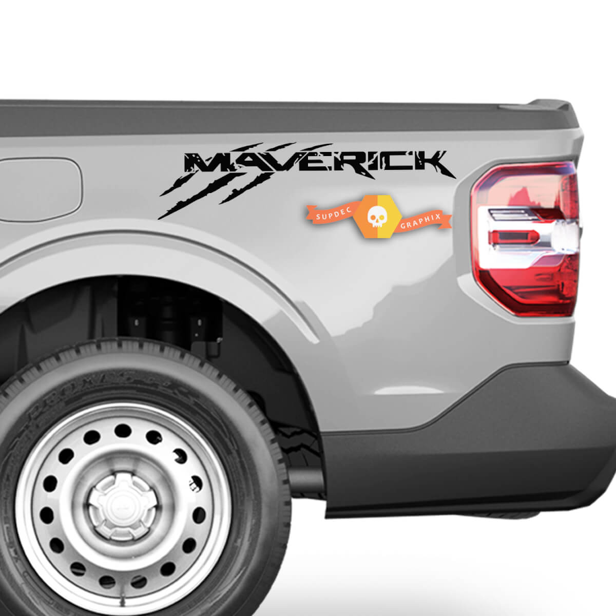 Pair Ford Maverick Claw Mark Vinyl 2022 2023 Graphics Decals Stickers Bed Side Decals Stickers Truck
