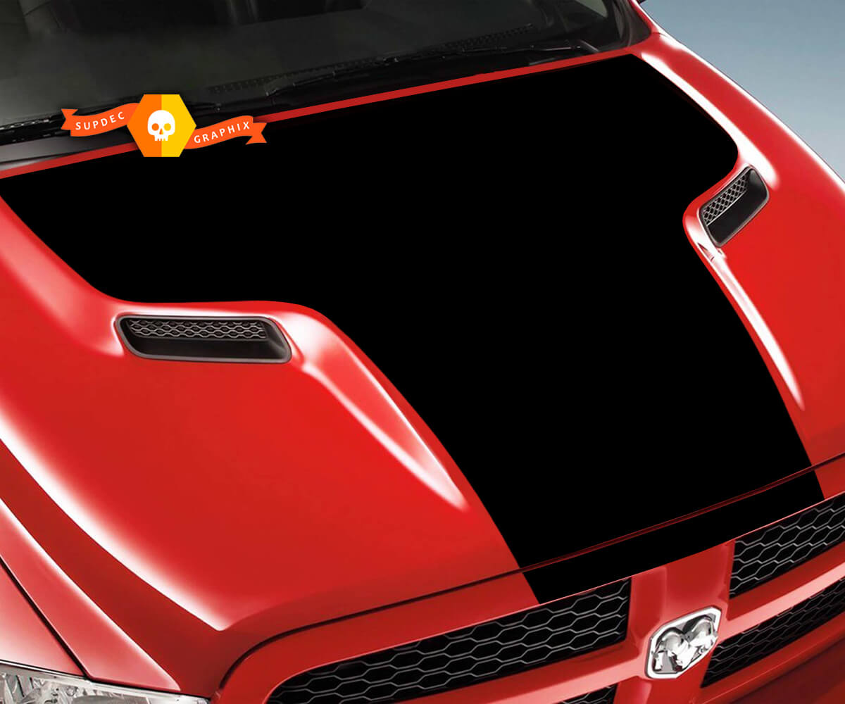 Dodge Ram 1500 Hood RT R/T style Truck Vinyl Sticker Decal Graphic Pick Up Pickup