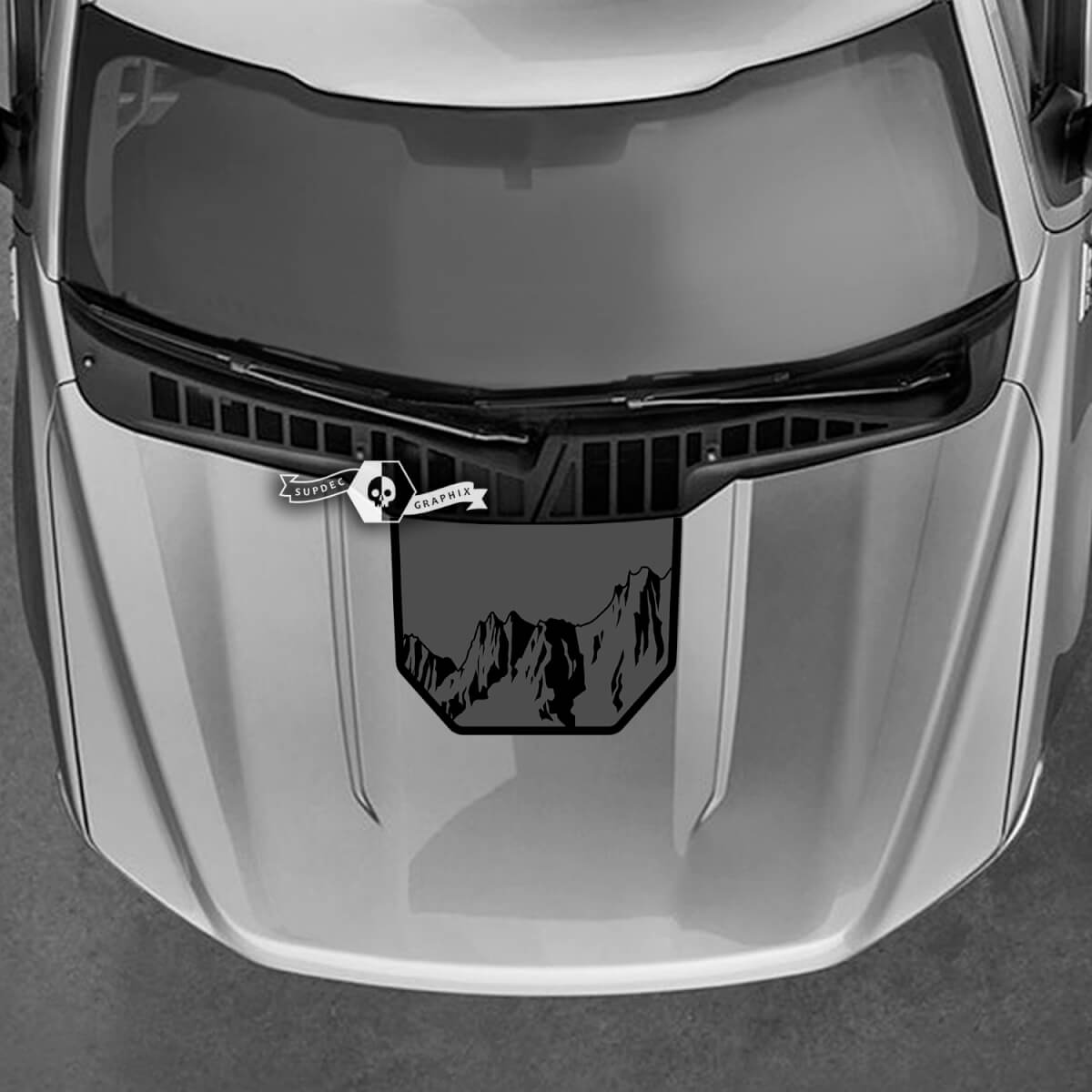 Ford Maverick Graphics Decals Mountains Hood Maverick Stickers 2 Colors