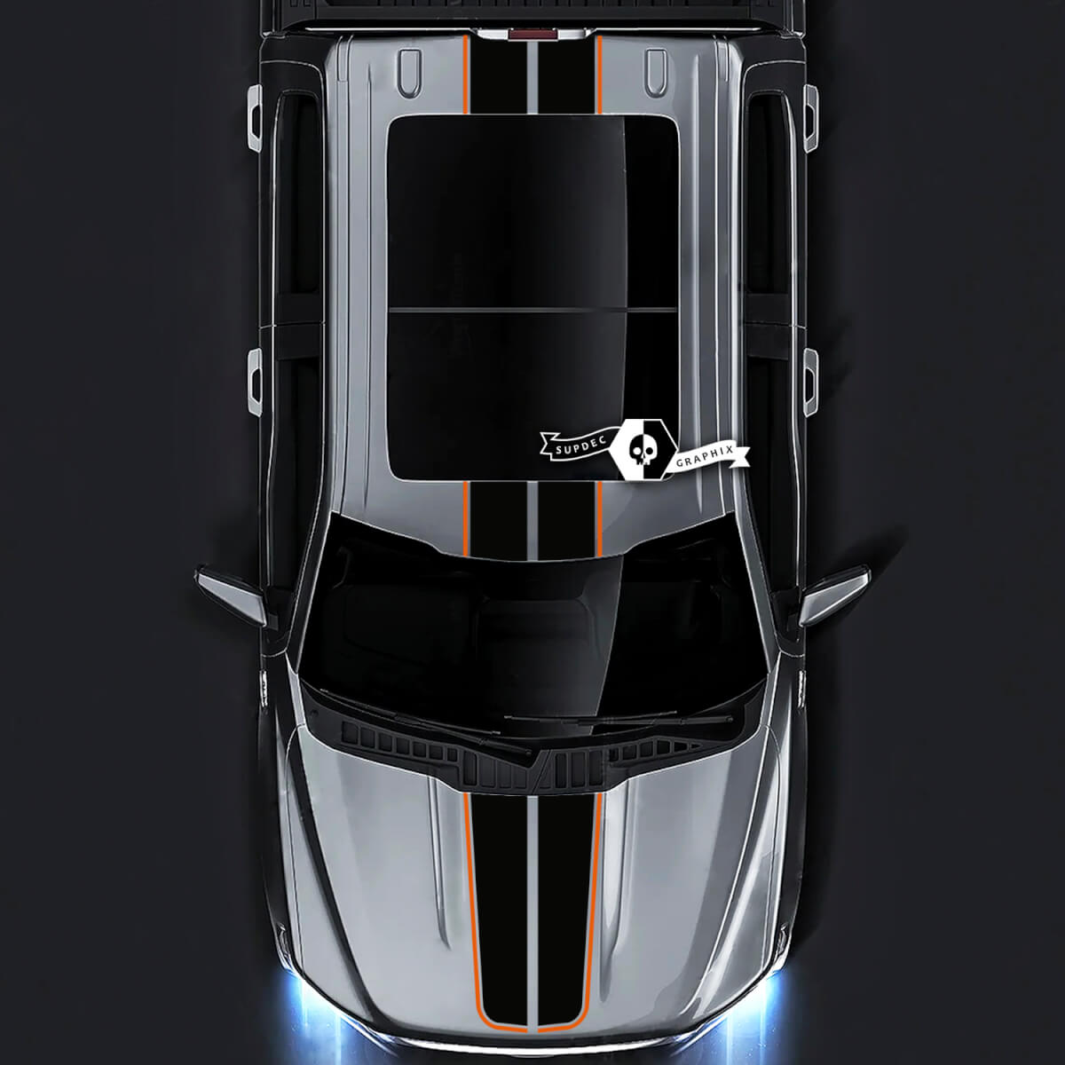 Ford F-150 XL XLT STX LARIAT Hood Roof Tailgate Graphics Side Decals Stickers 2 Colors
