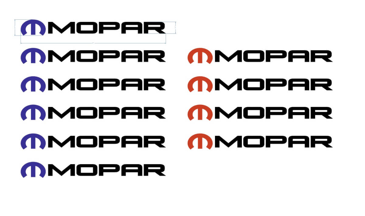5 sets MOPAR Truck car vinyl 4x20 decal rebel sticker Dodge Ram hood both sides Hemi new