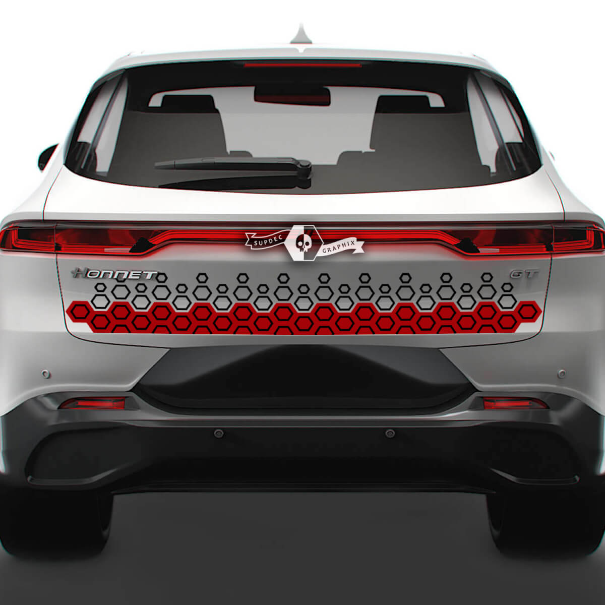Dodge Hornet Tailgate Trim and Solid Honeycomb Vinyl Decals Sticker 2 Colors