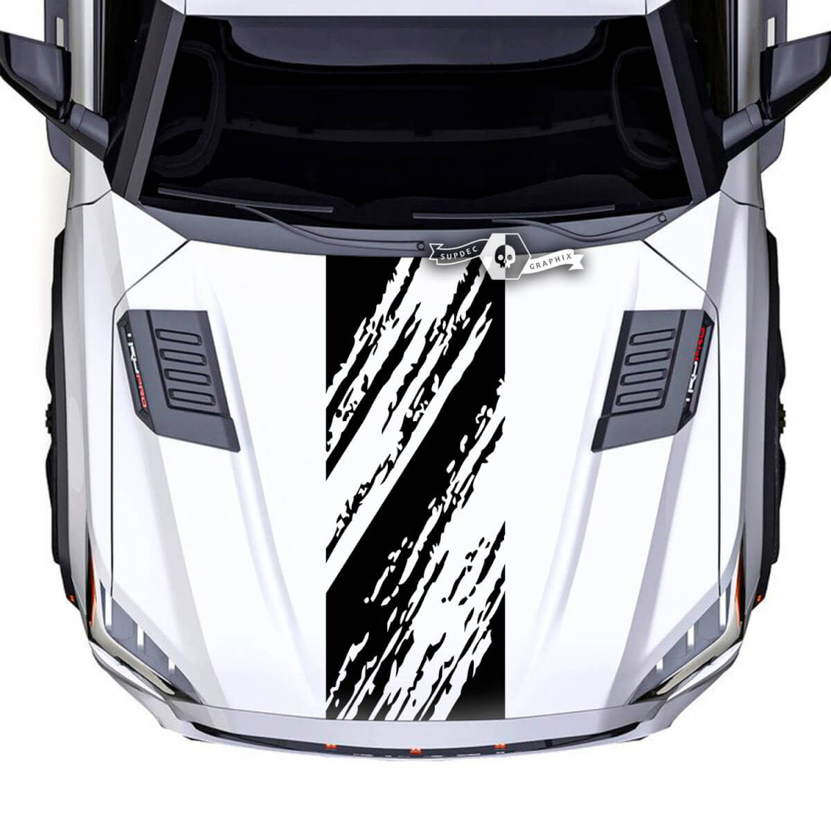 Toyota Sequoia Hood Off Road Mud Wrap Vinyl Stickers Decal fit Toyota Sequoia 