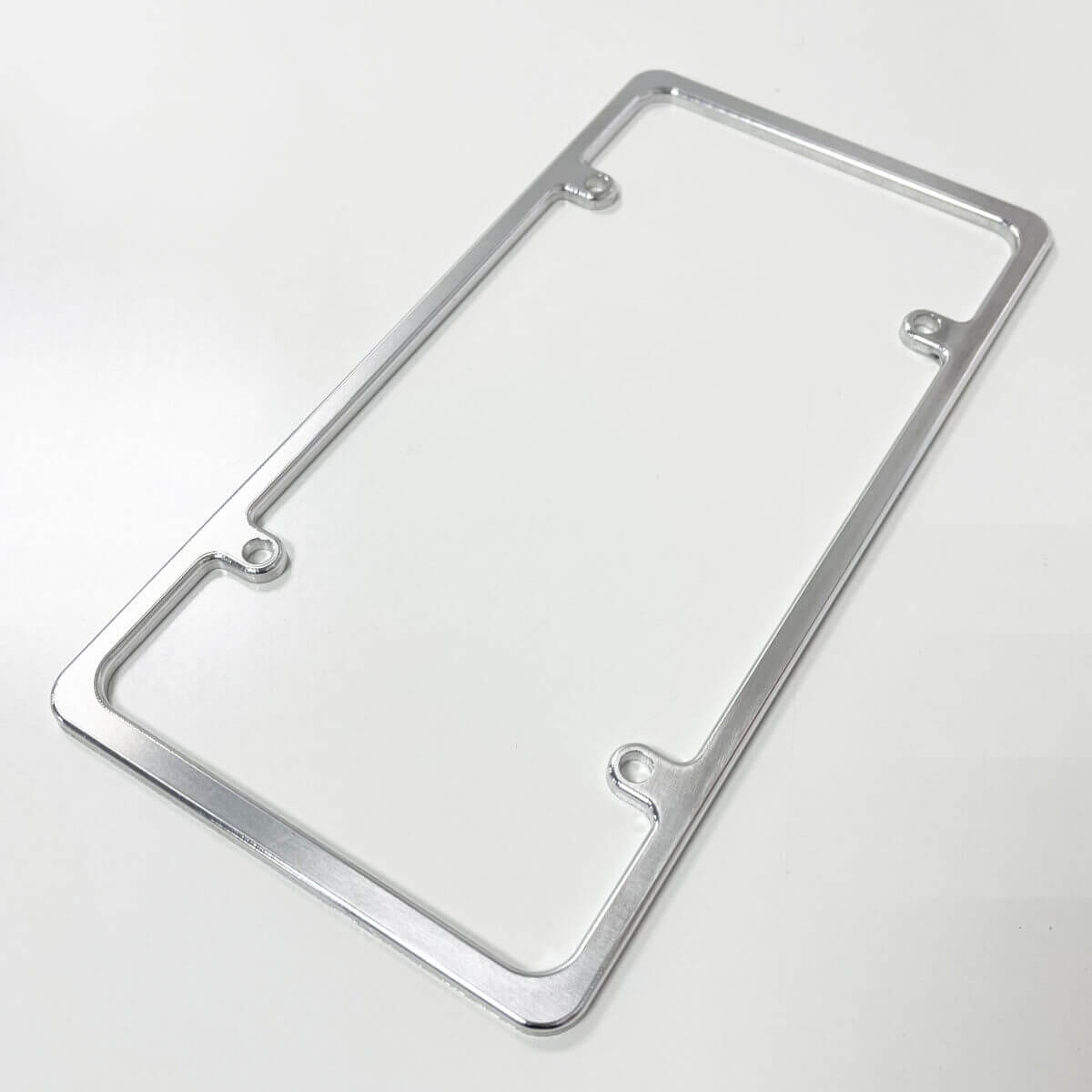 Blank Billet Slimline US USA License Plate Frame CNC Aircraft Grade Aluminum
