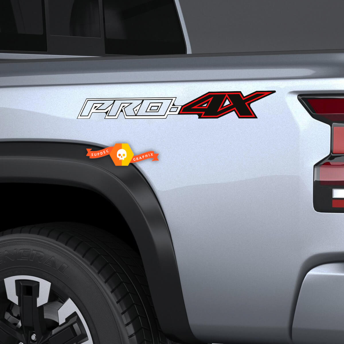 Pair Nissan Frontier Pro-4X Vinyl Side Stickers Decals 4x4 Graphics Nismo 3 Colors
