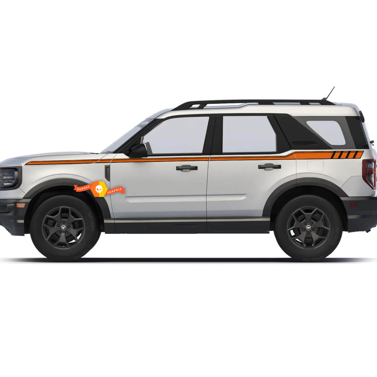 Ford Bronco Sport First Edition Sides Up Stripes Decals Stickers 2 colors
