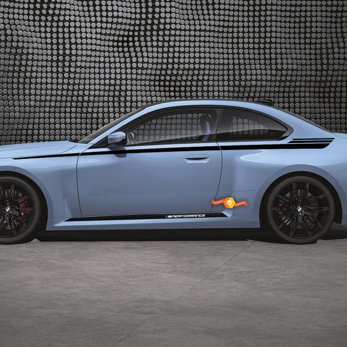BMW M2 G87 M Performance Parts Side Decals vinyl sticker