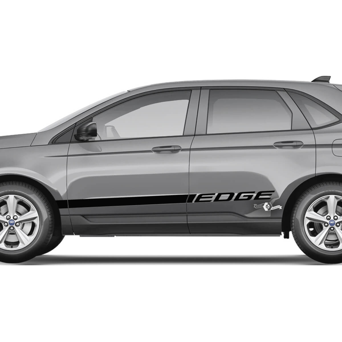2x Side Ford Edge ଦ୍ୱାର Vinyl Stripes ଦେହ decal vinyl graphics sticker 3
