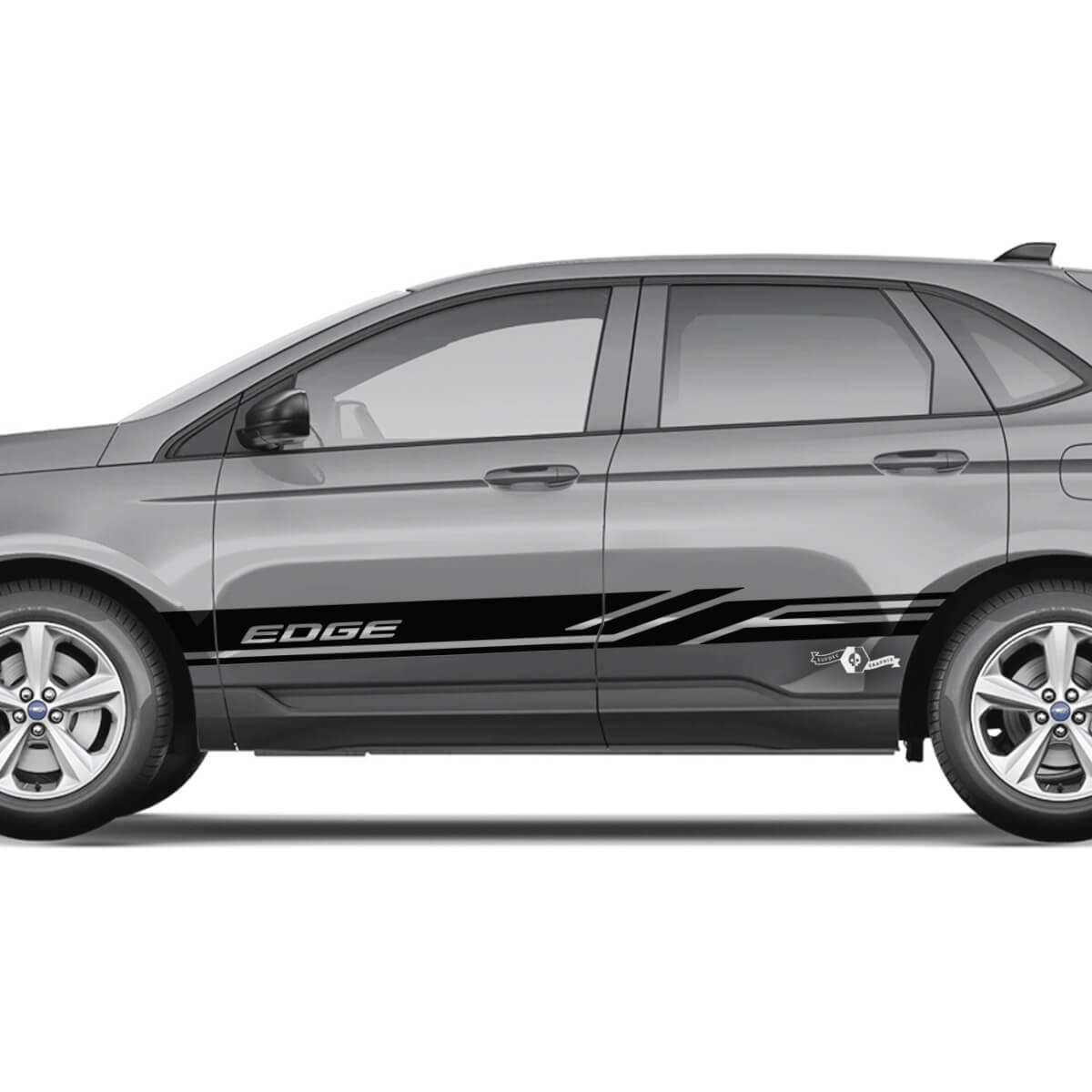2x Side Ford Edge Doors Vinyl Racing Stripes body decal vinyl graphics sticker