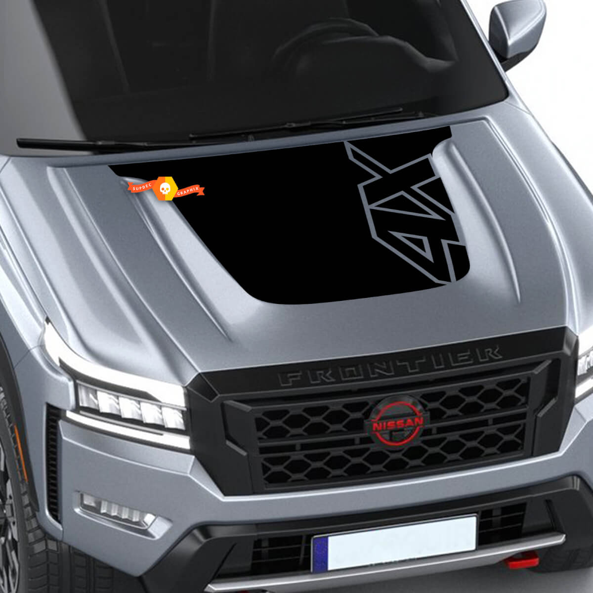 Nissan Frontier 4X Pro-4x Hood Decal Vinyl Off Road Blackout Graphic Decals Sticker