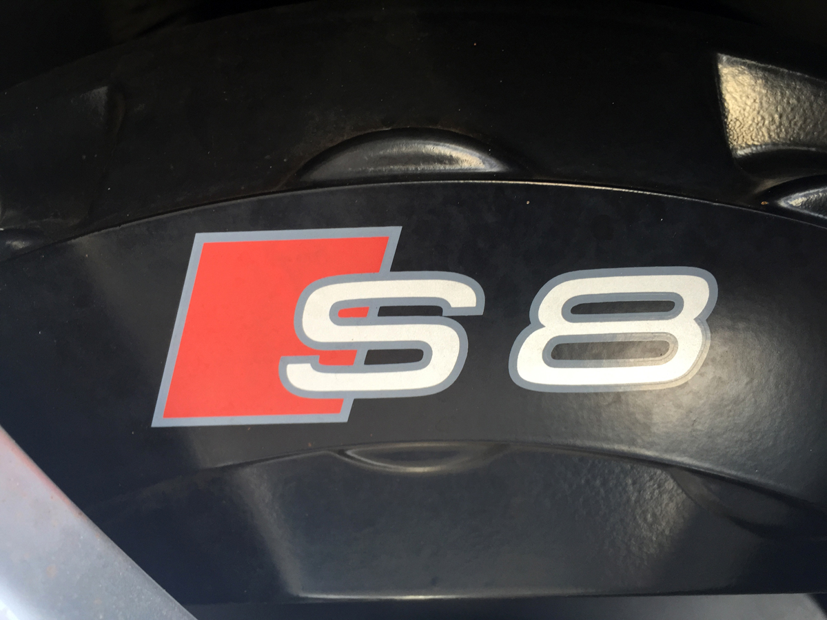 2  AUDI S8 Premium Brake Caliper Decal Sticker TT A3 A4 S3 Q5 S-line